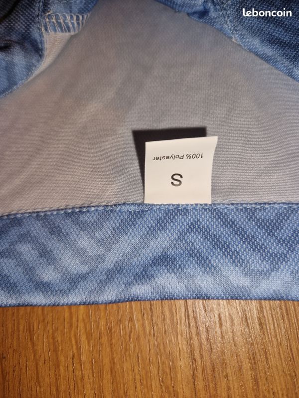 Ensemble polo short bleu clir (image 3)