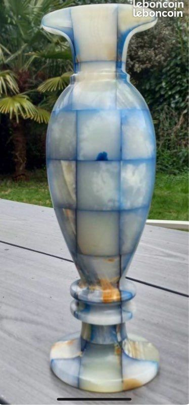 Vase En Albâtre égyptien - Neuf - Type Set