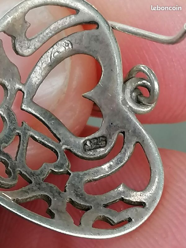Boucles d'oreilles en argent (image 4)