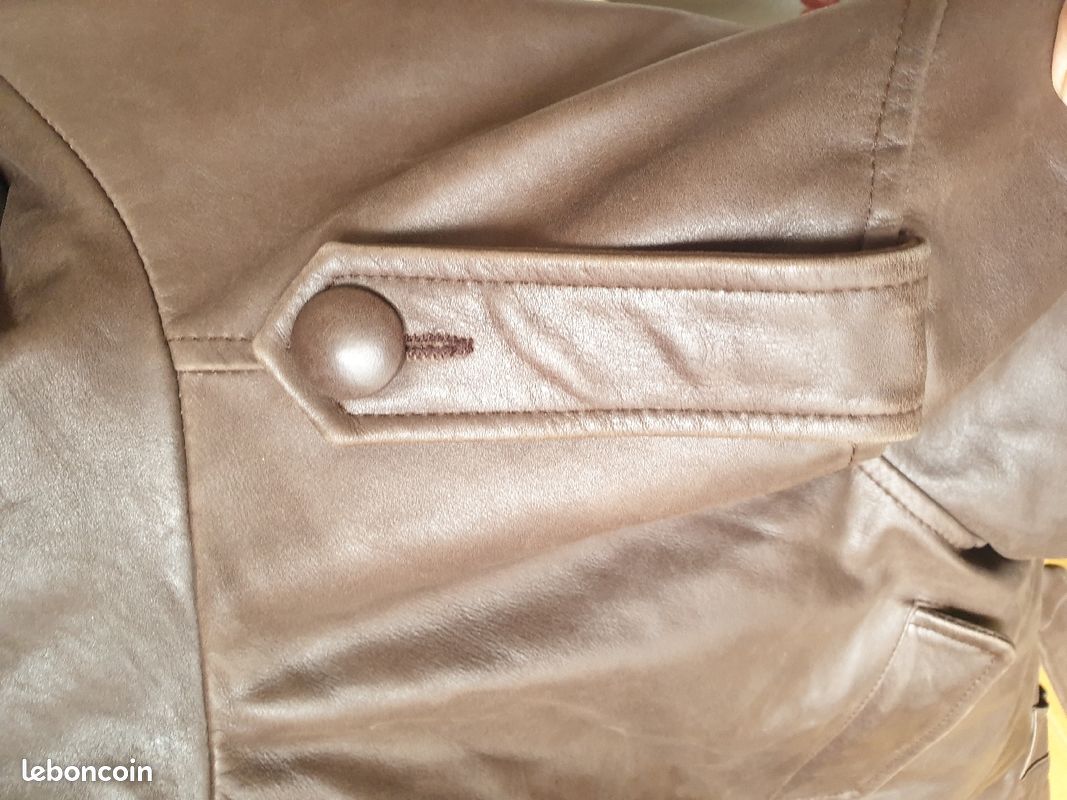 Manteau en cuir d'agneau Alan Gérard (image 5)