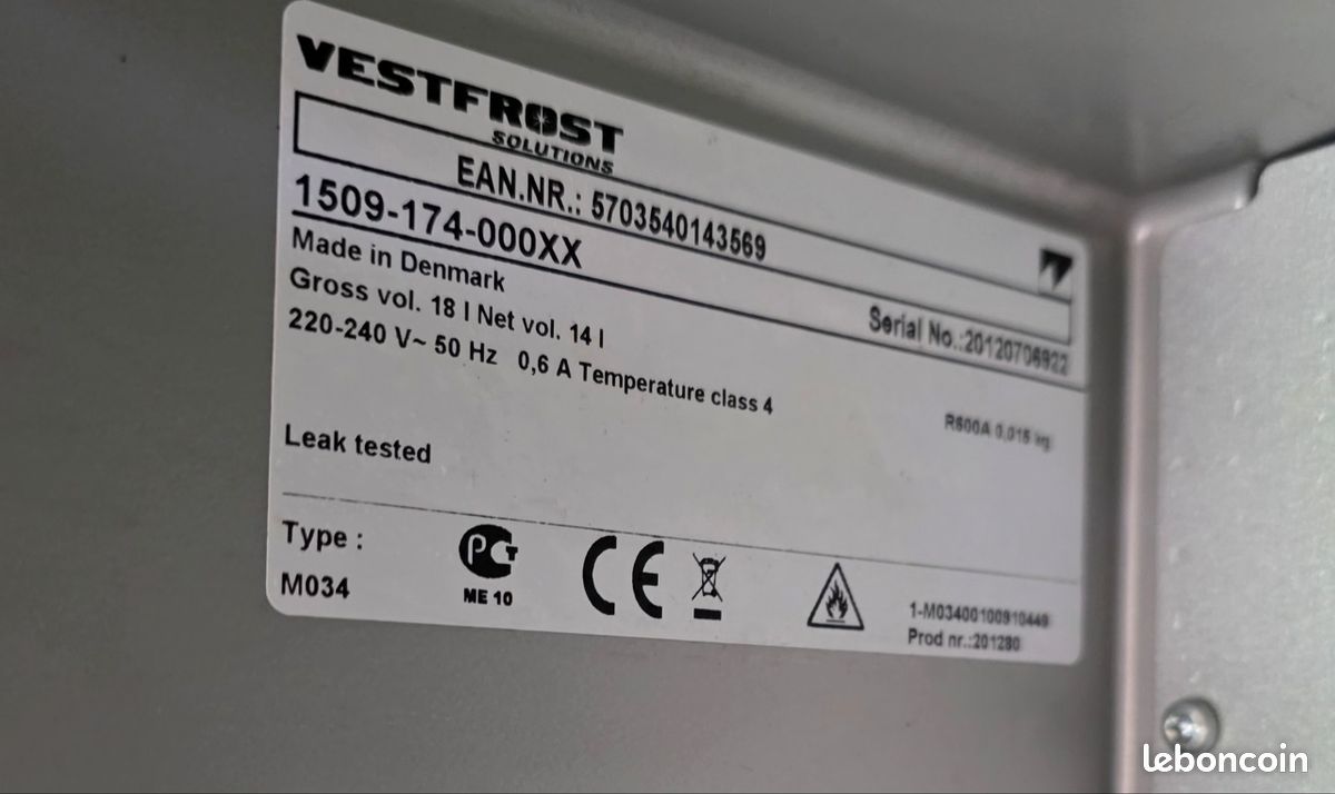 Mini réfrigérateur vestfrost (image 6)