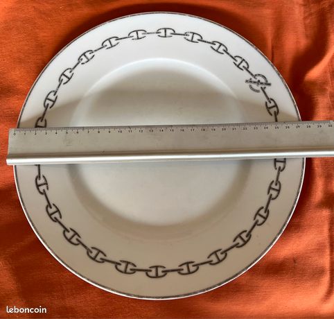 Assiette Plate HERMÈS Ballets Russes - 32 Cm - Occasion Bon état - Pour Dîner