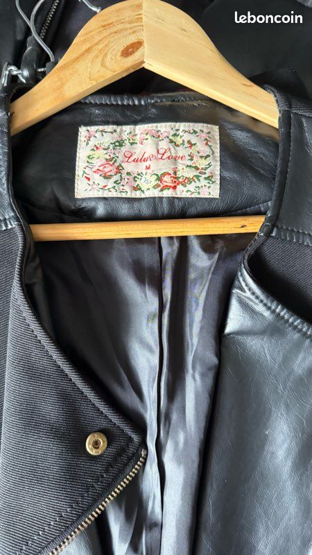 Veste en cuir suédé – Beige – Homme – FR
