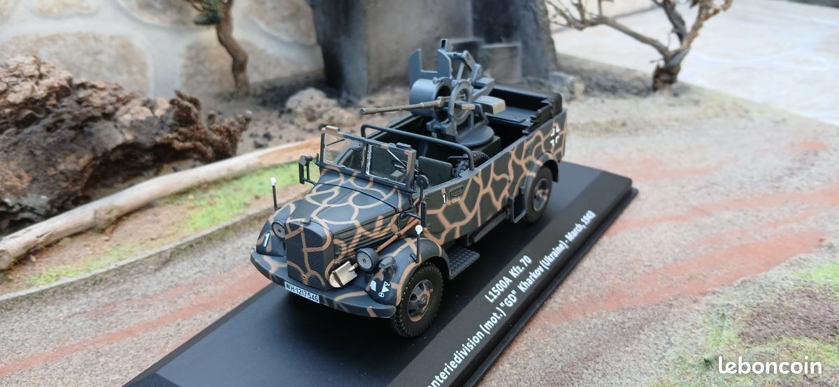 Mercedes L1500 A Kfz 70 - Altaya 1/43 - Véhicule Militaire - Neuf