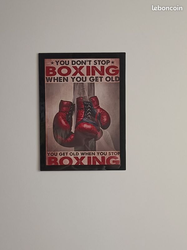 Boxe boxing Poster encadré (image 2)