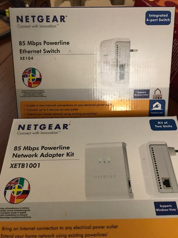 Netgear 85Mbps Powerline Network Adapter Kit - XETB1001