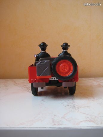 Jeep Tintin Dupont Et Dupond – Hapax 1/18, Métal, Pays De L'Or Noir