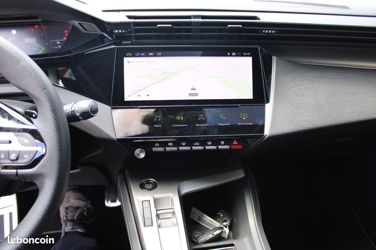 Peugeot 308 PHASE 4 BLUE HDI 130 CV GT GPS 3D CAMÉRA RE USB JA 18 I-COKPIT FULL LED BOITE AUTO EAT-8 (image 13)