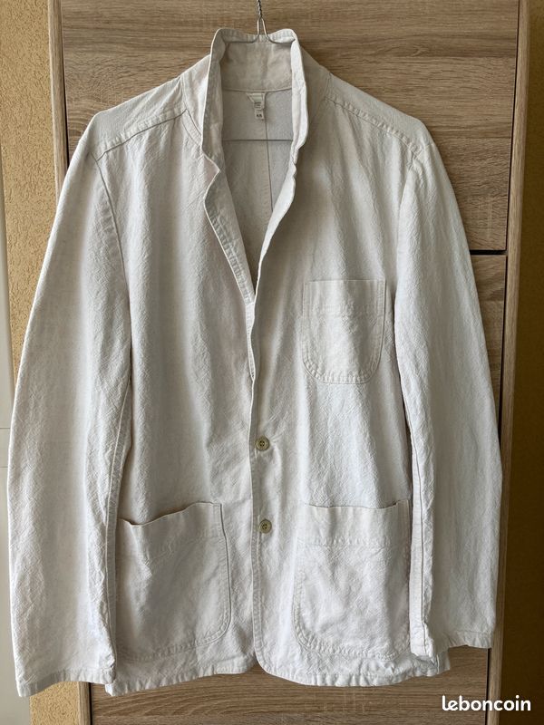 Veste écru légère lin t 48 (image 1)