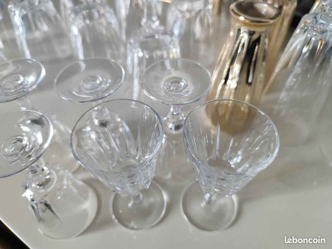 Coffret de 6 verres à Digestif "Versailles" Cristal d'Arques (image 2)