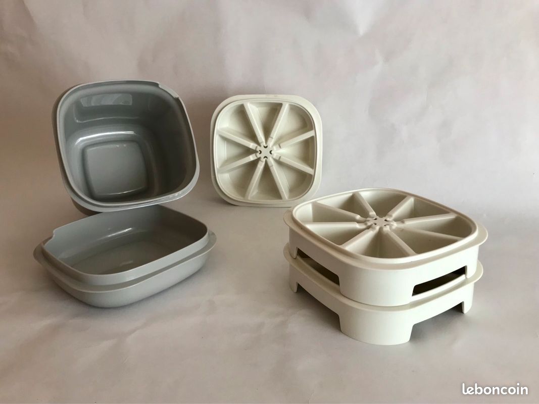 Neuf- Ensemble complet bac à glaçons + seau à glaçons + couvercle, Tupperware (image 6)