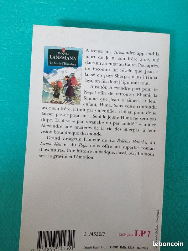 "le fils de l'Himalaya" Jacques Lanzmann (image 4)