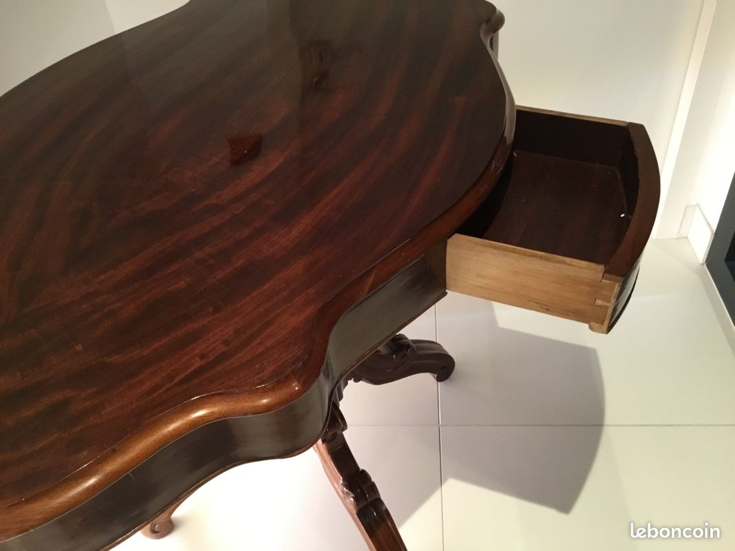 Table guéridon violon Louis Philippe (image 2)