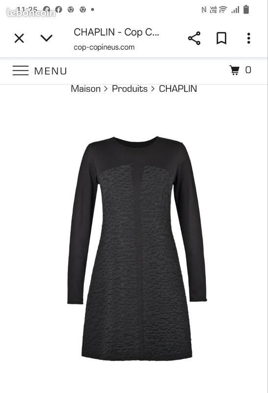Robe d'occasion COP COPINE 38 Noir – Once Again
