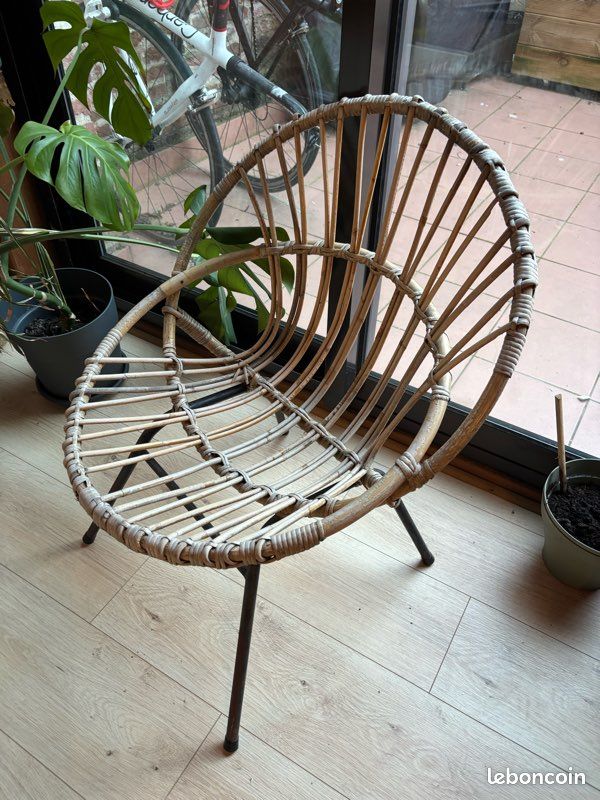 2 chaises en rotin (image 2)