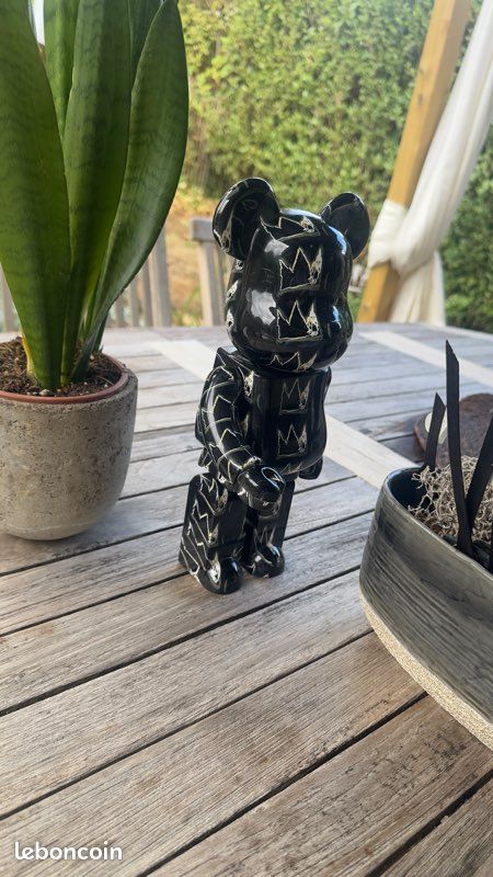 Bearbrick Jean-Michel Basquiat - n°8 400% - 28cm (image 3)