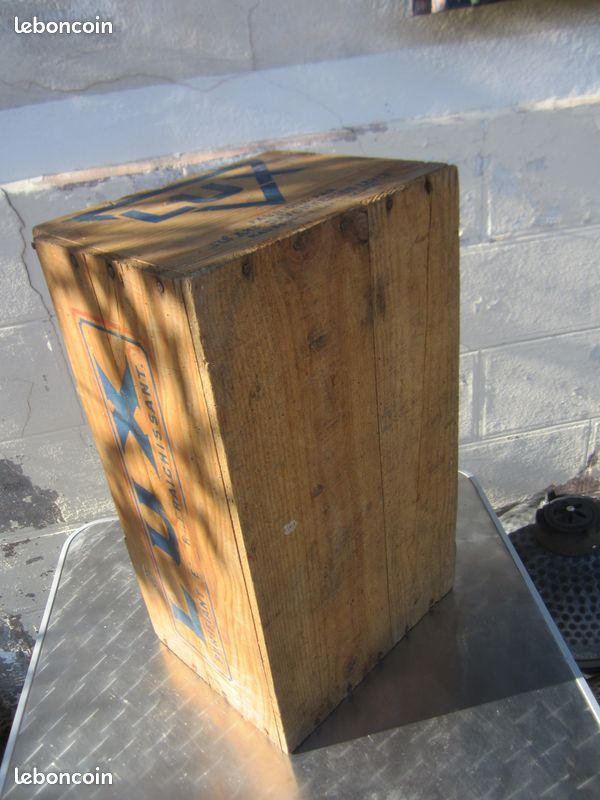 Caisse en bois savon Lux vintage années 50 déco loft (image 5)
