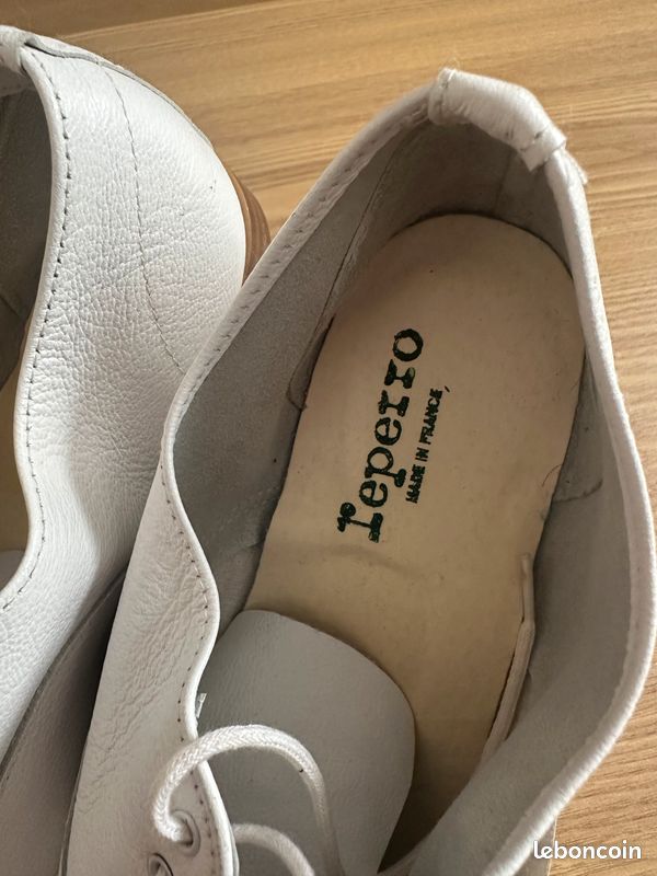 Sneakers Repetto Adagio Run Taille 38 Gris Clair - Cuir - Neuf Dans Son Emballage D'Origine