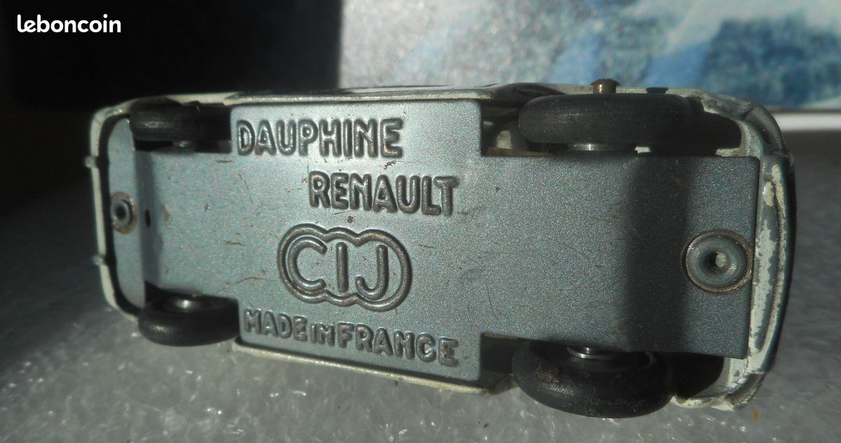 Miniature CIJ Renault Dauphine Police - Échelle 1/43 - Occasion, Fabrication Française