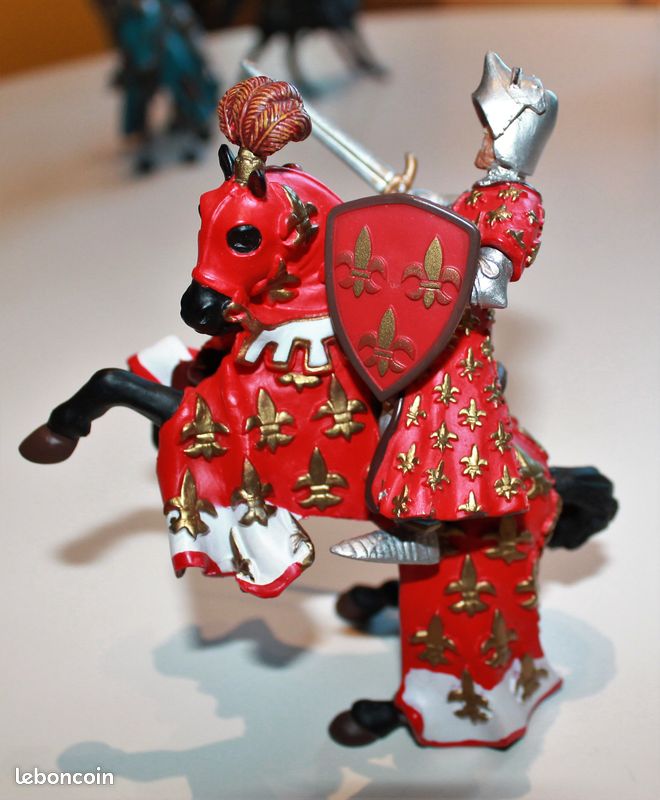 Figurine Dragon à Deux Têtes Papo 2005 - Chevalier Et Château Féerique - Occasion