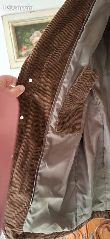 Veste homme vert kaki 46/48 (image 2)