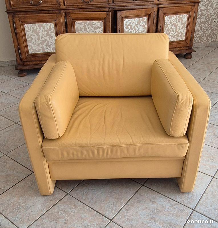 Fauteuil en cuir (image 1)
