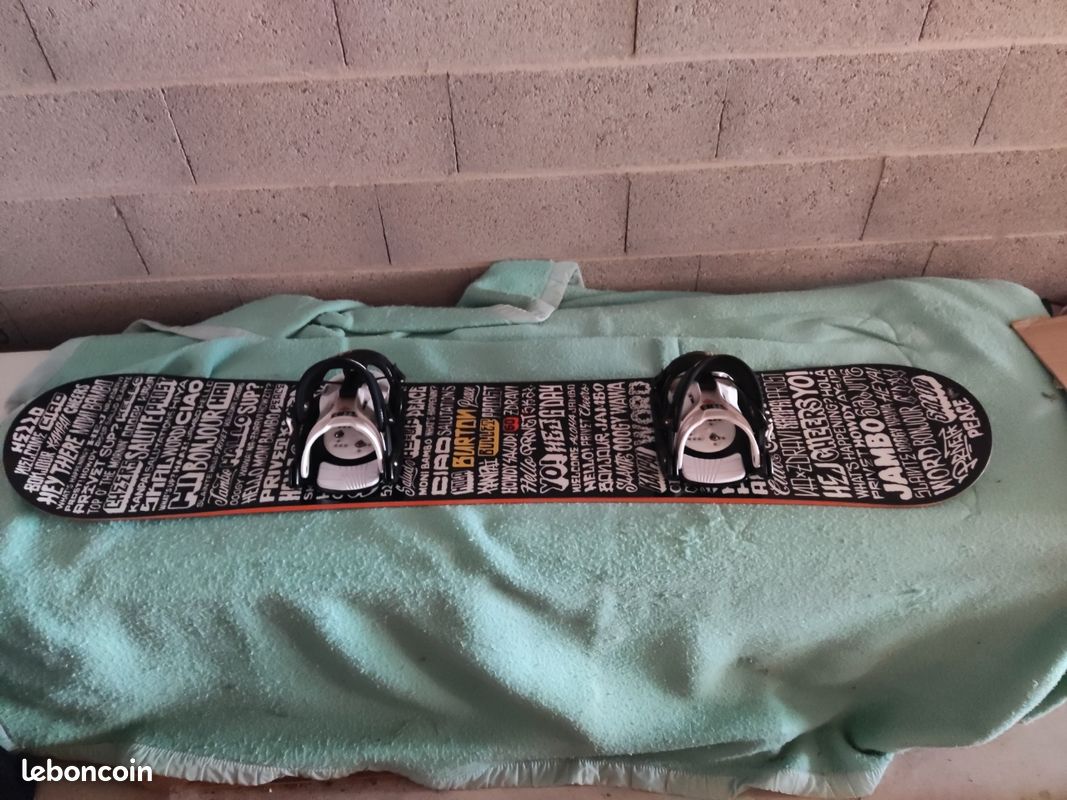 burton bullet 60 snowboard Burton Bullet 60 (2012) + fixation Flow Elite two
