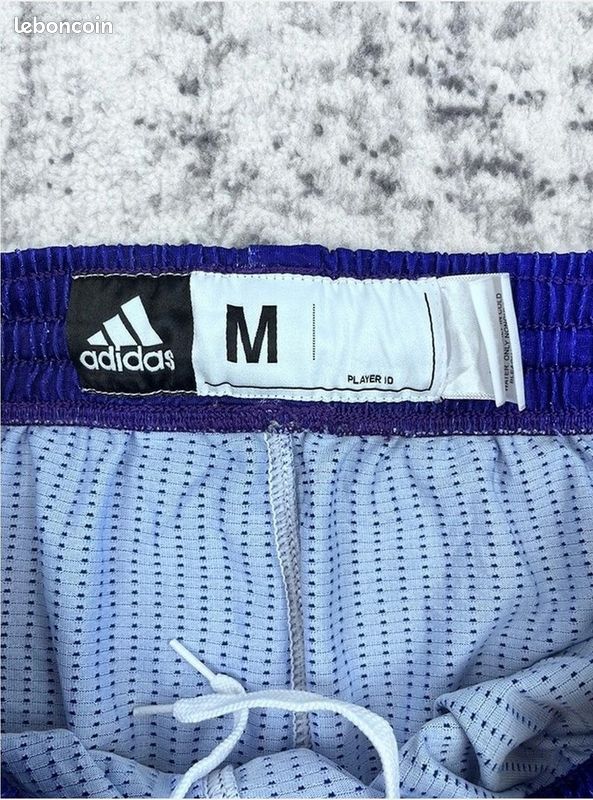 Short Basketball Adidas Player 10 violet Mesh Homme Taille M (image 5)