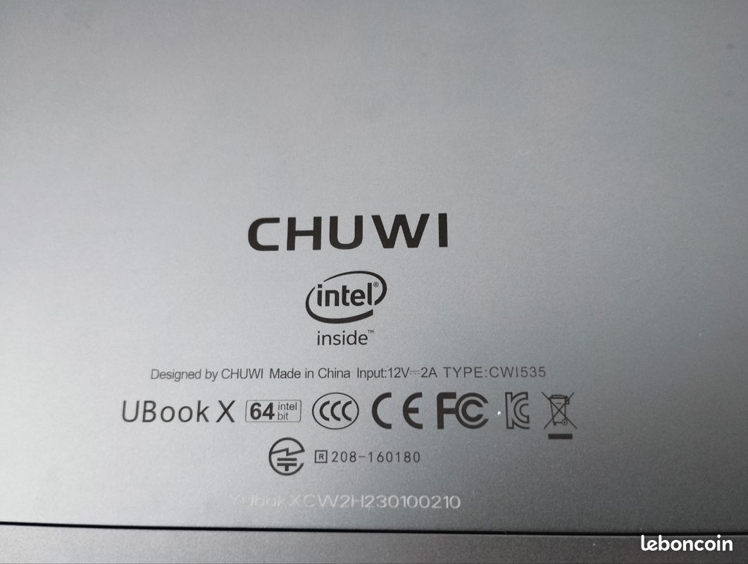 Tablette PC Chuwi Ubook X (image 9)