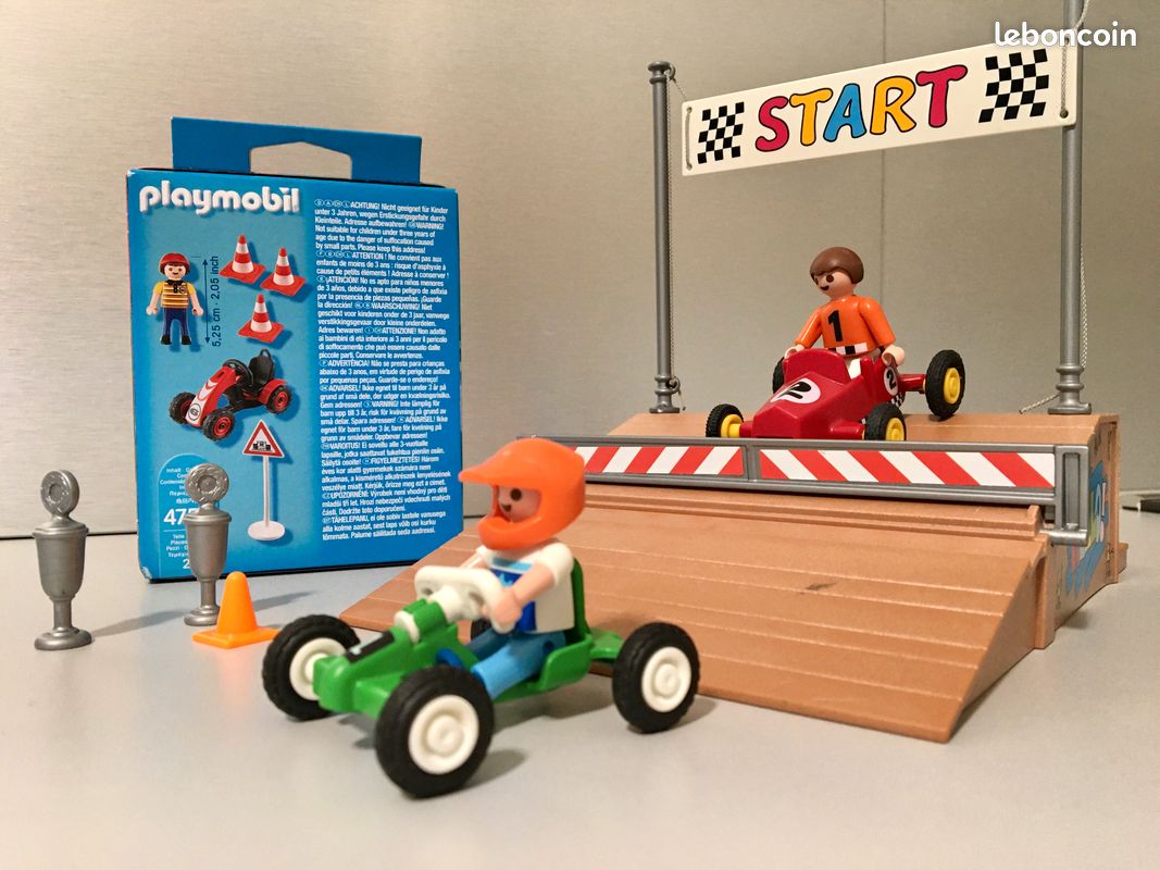 PLAYMOBIL 4141 & 4759 course kart enfants nath59150 (image 2)