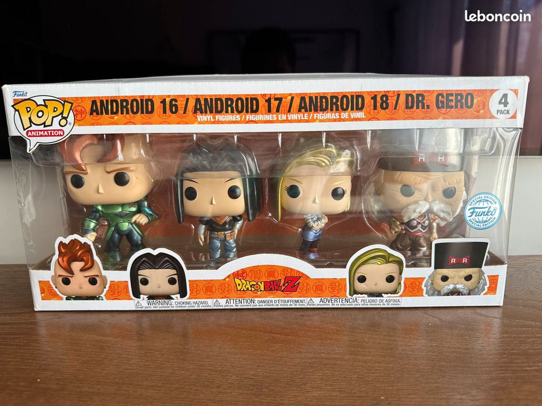 Funko PoP DBZ C16 C17 C18 Dr Gero Collection