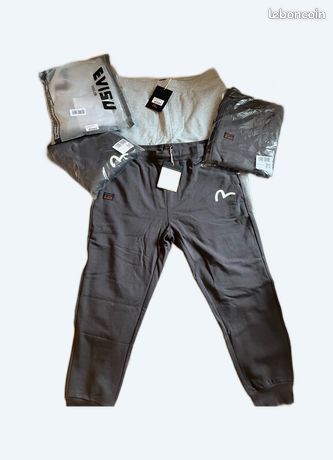 Haut De Survêtement Evisu XXL Occasion - Rare, Très Bon état, Style Vintage, Taille 2XL, Idéal Collection Streetwear
