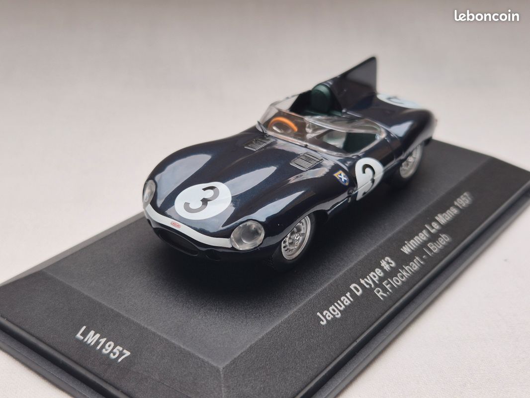 Miniature Jaguar Type D 1957 - Le Phoenix - 1/43e - Édition Limitée 500 Ex