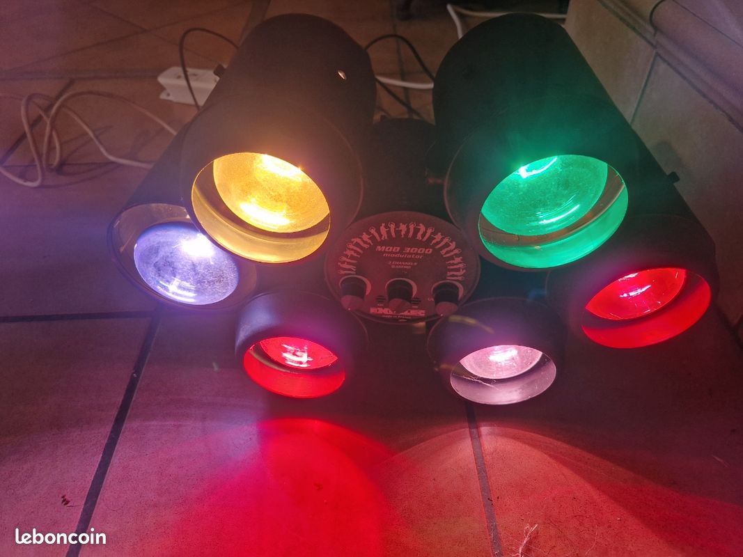 Jeu De Lumière Expelec Vintage - Projecteur Scène/disco - Occasion