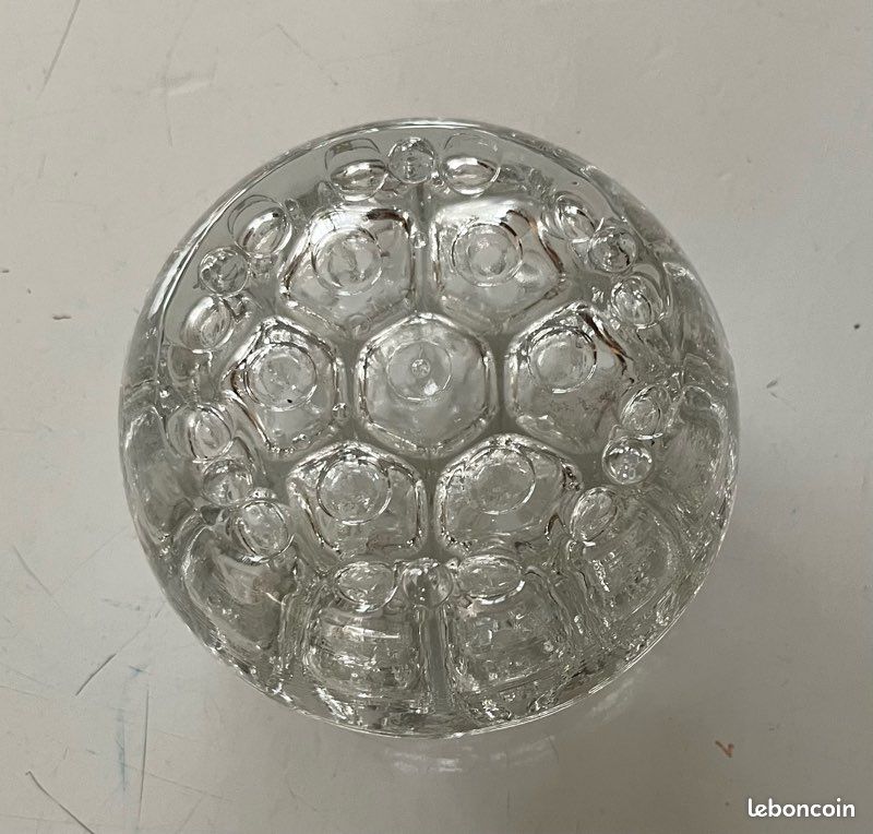 Vase boule en verre Made in France (image 4)