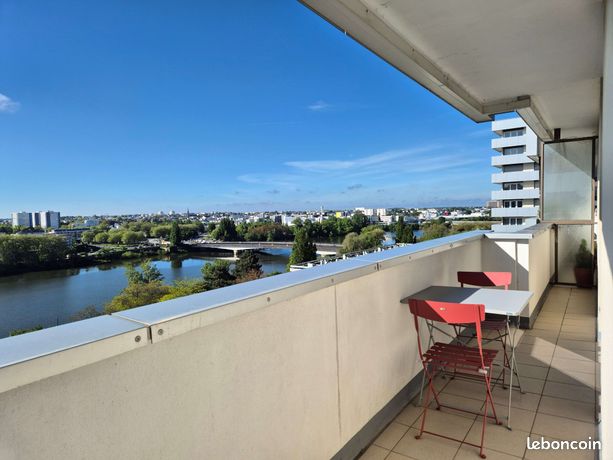 T3 Meublé avec Terrasse Vue Loire + Garage - Ile Beaulieu