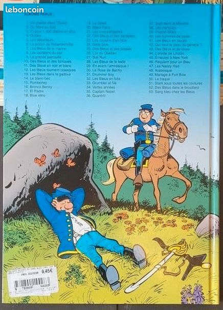 BD -Les tuniques Bleues 53 -1ère édition - Sang bleu chez les Bleus (image 2)