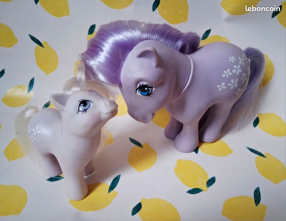 Ensemble de 4 poneys vintage My Little Pony G1