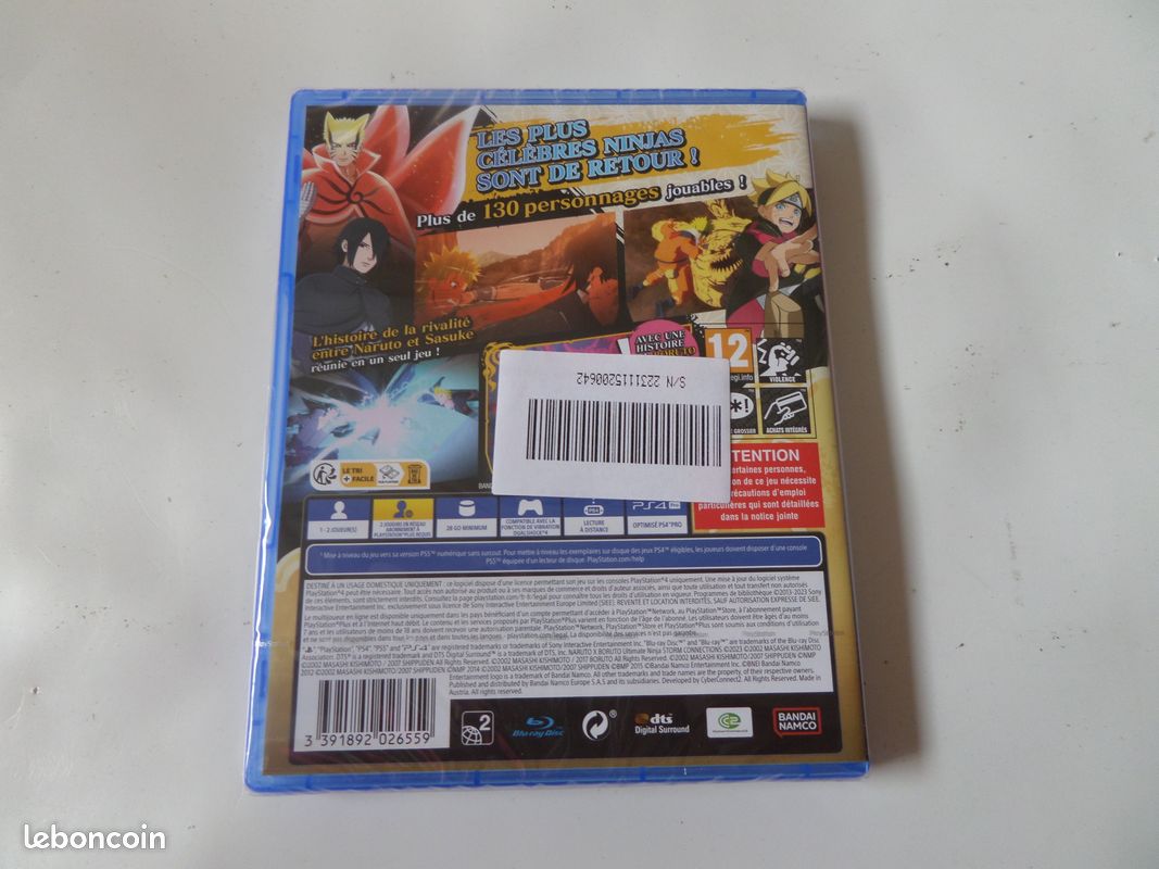Jeu Naruto X Boruto Ultimate Ninja Storm Connections - Version PS4 - Neuf Sous Film