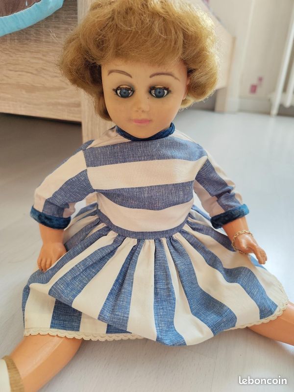 Poupée Bella Vintage 44 Cm France Années 50 - GEGE - Modèle Bella