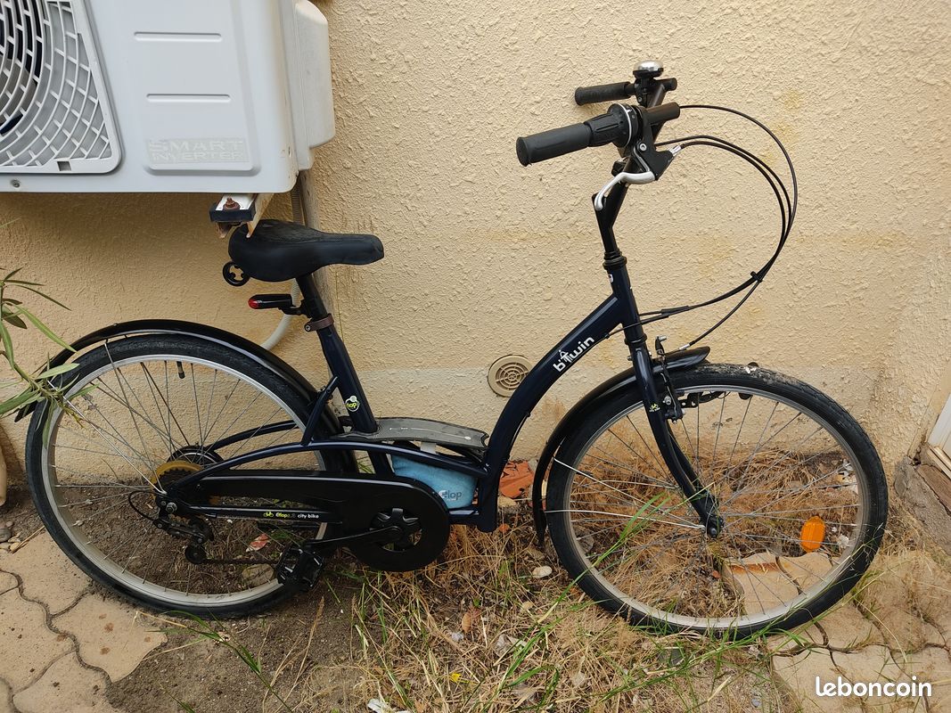 City Bike Bicicletta Elops Vélo Btwin City Back Elops Vélos