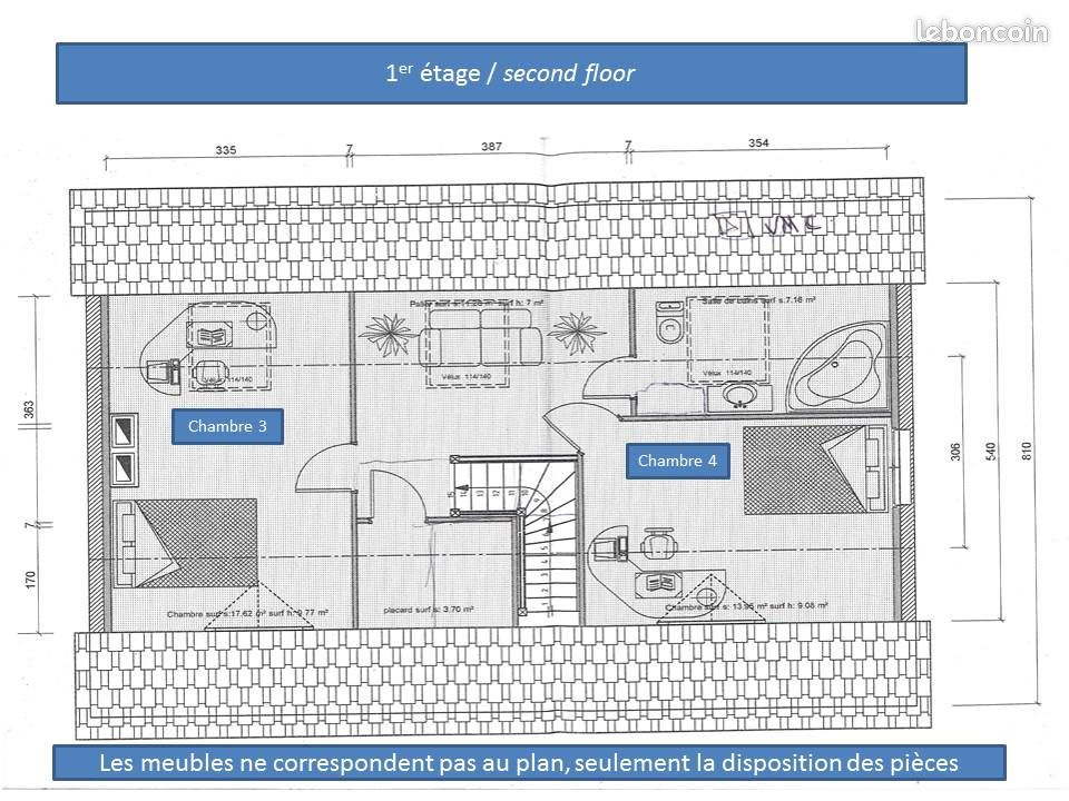 Maison a louer vernon - 5 pièce(s) - 110 m2 - Surfyn
