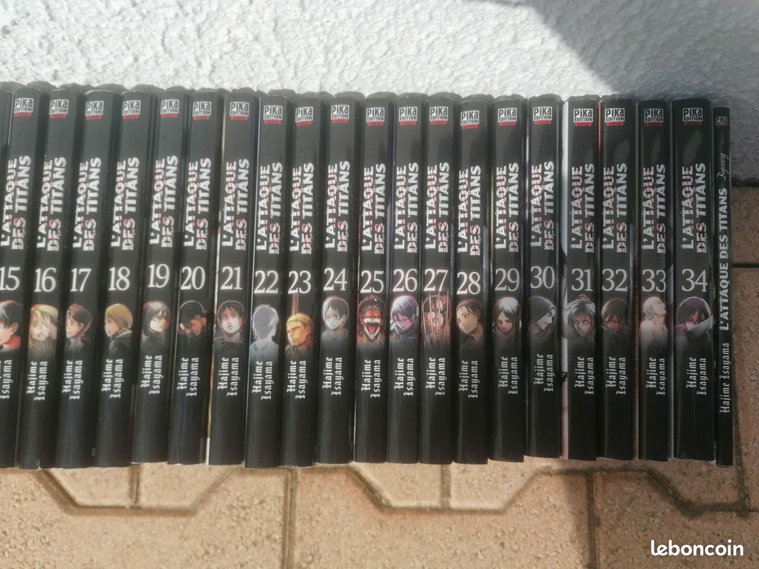 Attaque des Titans - Collection complète tomes 1 à 34 + Beginning (édition standard) (image 4)