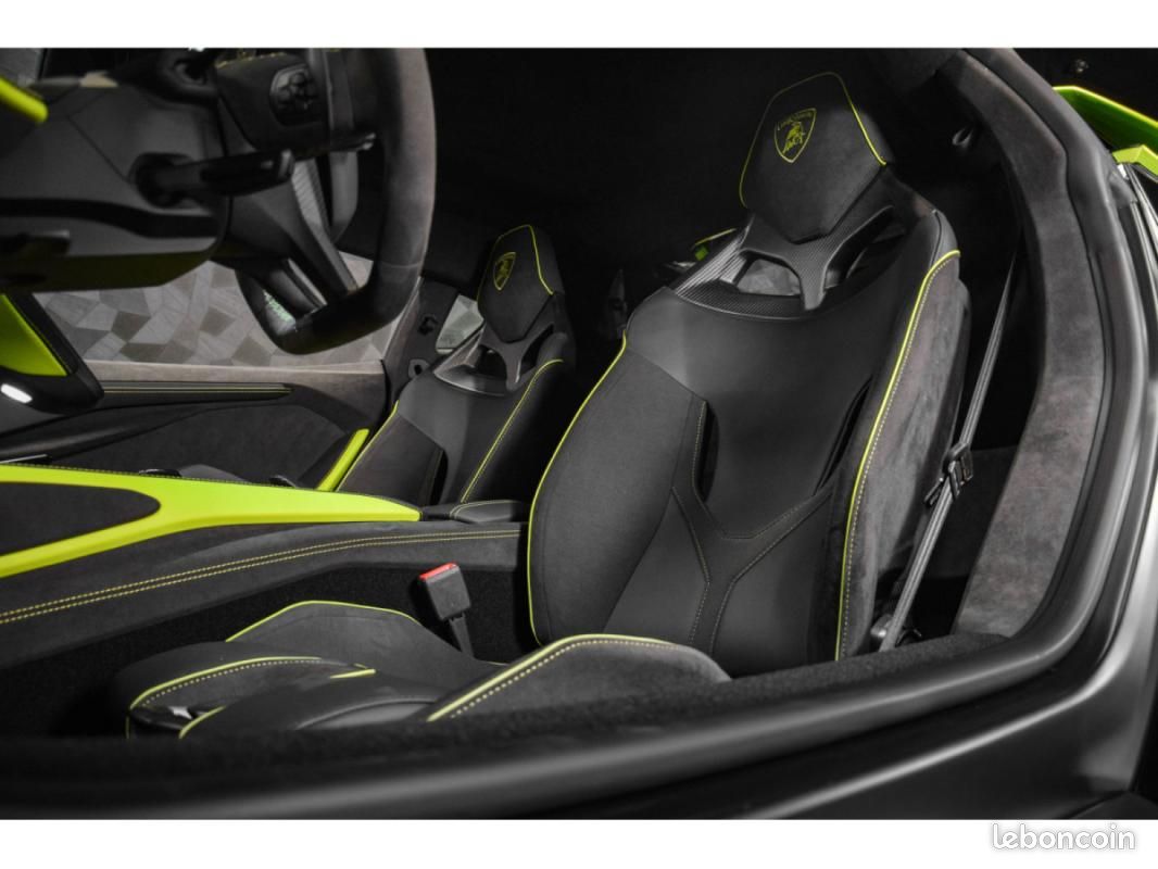 Lamborghini revuelto AD PERSONAM - VERDE CITREA / ROSSO MARS TVA 6.5 V12 1.015CH Baquets (image 9)