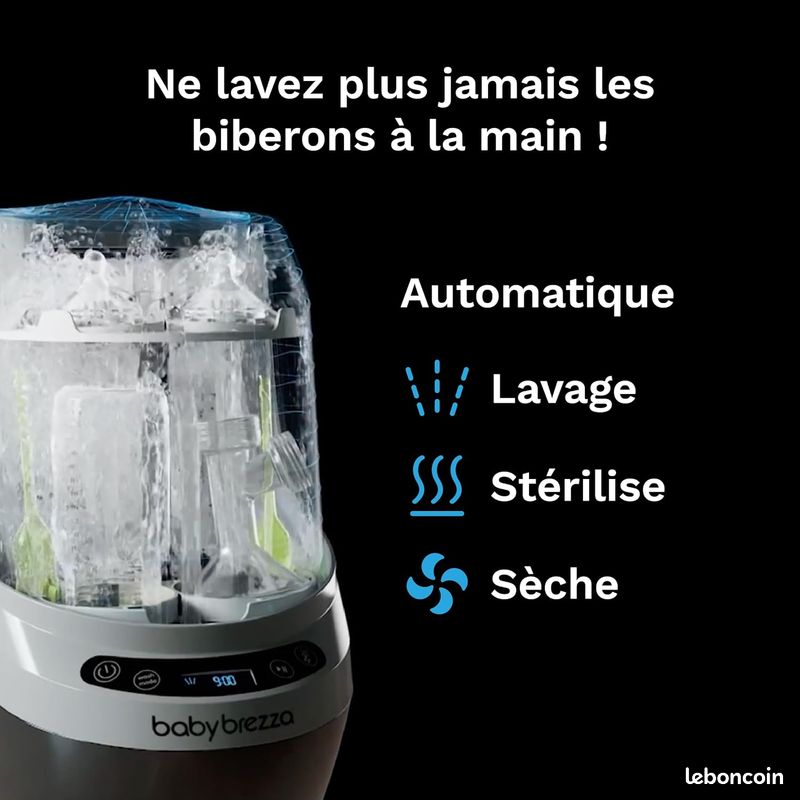 Baby Brezza - Lave-biberons Bottle Washer Pro (30% remise) + pastilles cadeaux (image 3)