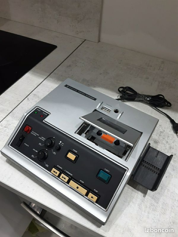 SANYO TRC 9010 Memo Scriber Transcription Machine for