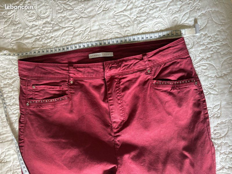 Pantalon Armand Thiery rouge grenade taille 40 (image 5)