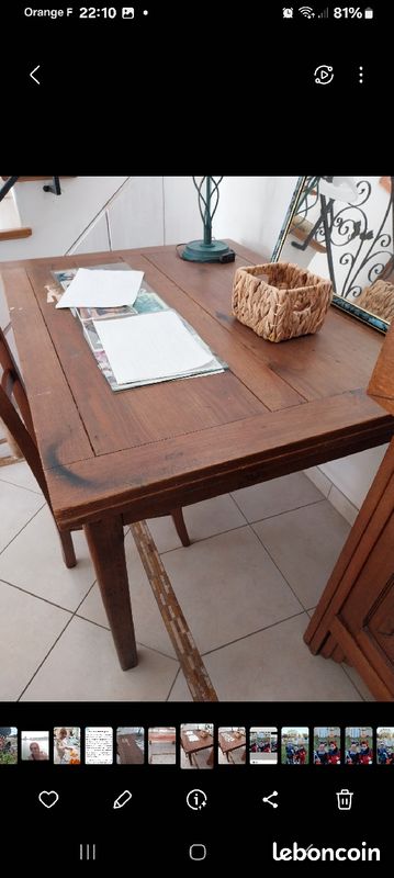 Table en bois massf (image 2)