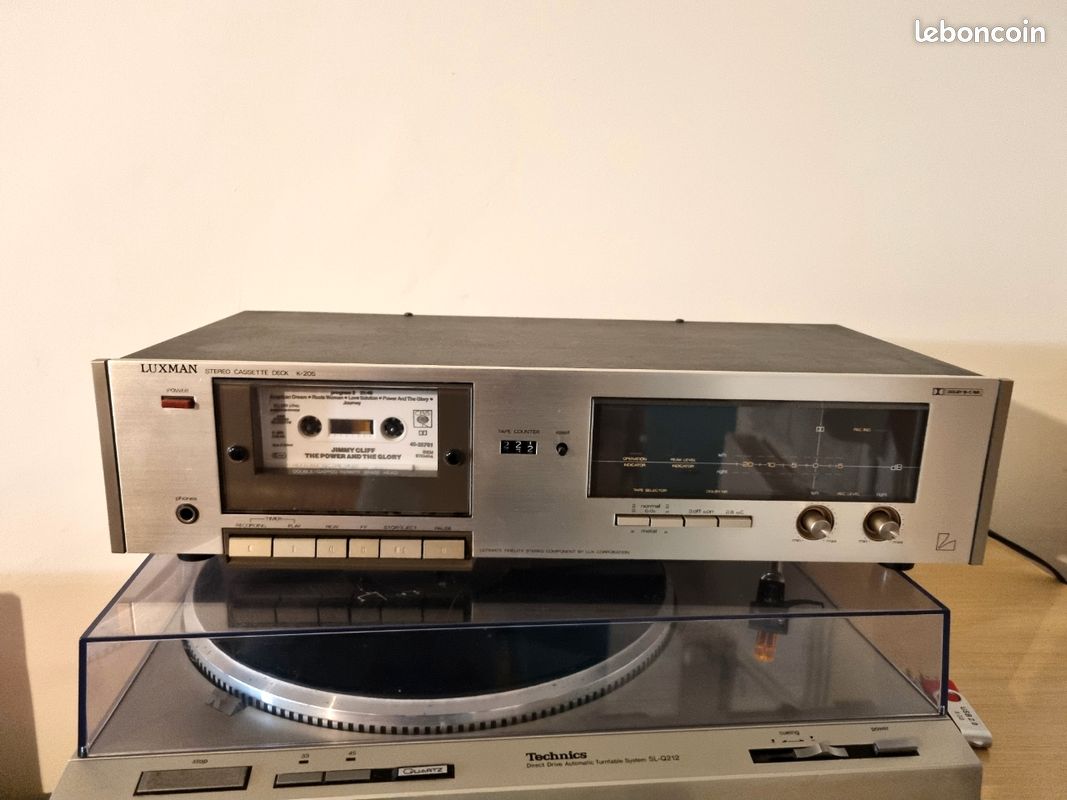 Lecteur Cassette Luxman K105 Auto Reverse - Très Bon état Occasion, Fonctionne Parfaitement