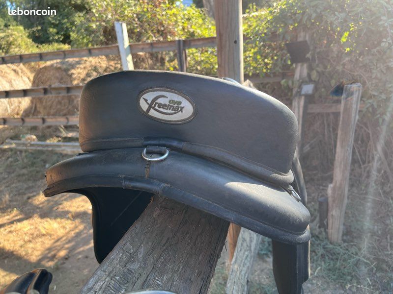 Selle freemax evo cuir noir - Sport & Plein air